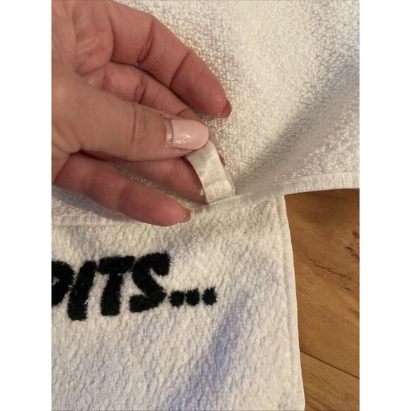 Vintage Tennis Towel Lot Of 2 Hound Dog Spell Out Cotton Hand Towels Sweat - Picture 4 of 6